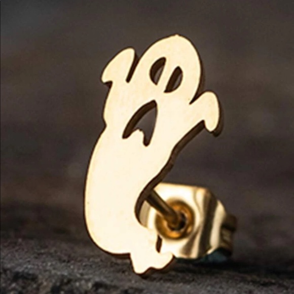 👻New! Ghost Stud Earrings - Picture 5 of 5